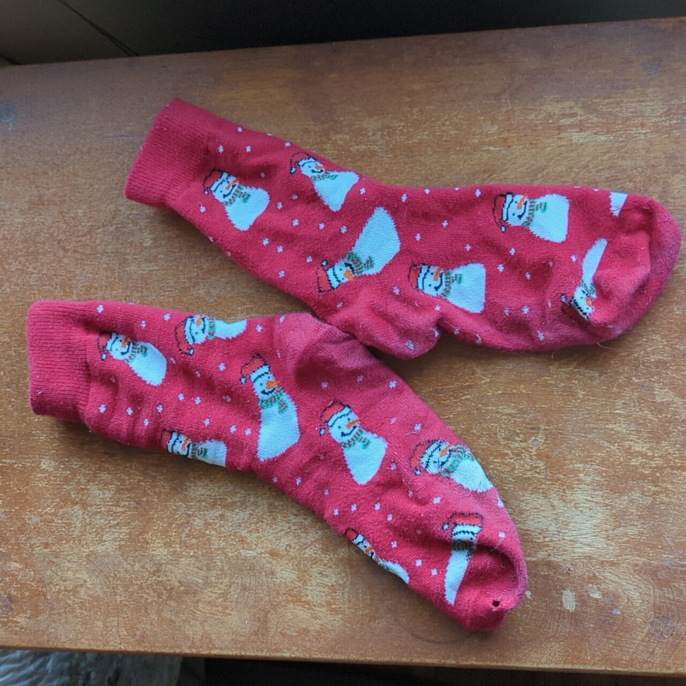 Used snowman socks ⛄